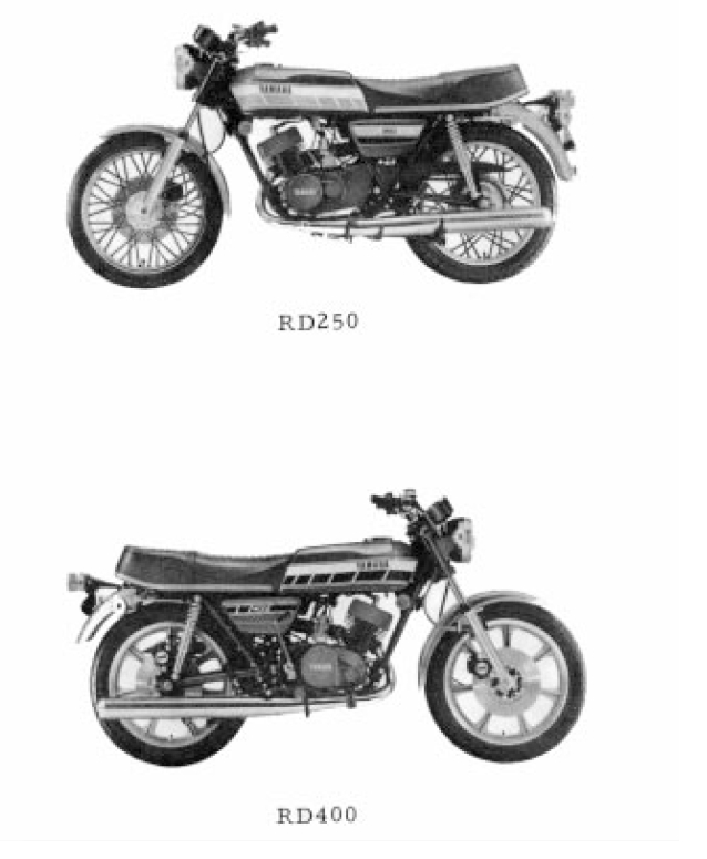 Part List Yamaha 400RD